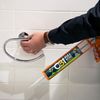 OB1 Fix & Bond Bio Based Adhesive White 310ml - Grab Adhesive - Solvent Free - Acrylic Technology - No Nails - High Initial Tack - Bio Based Content