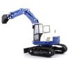 Truck Excavator Digger Loader Forklift 1/50 Model Toy with Flatbed Trailer