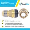 SharkBite 1-1/4 Inch x 1 Inch Reducing Coupling, Push to Connect Brass Plumbing