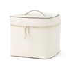 Francfranc Franc Bi-Color Vanity Pouch, Ivory