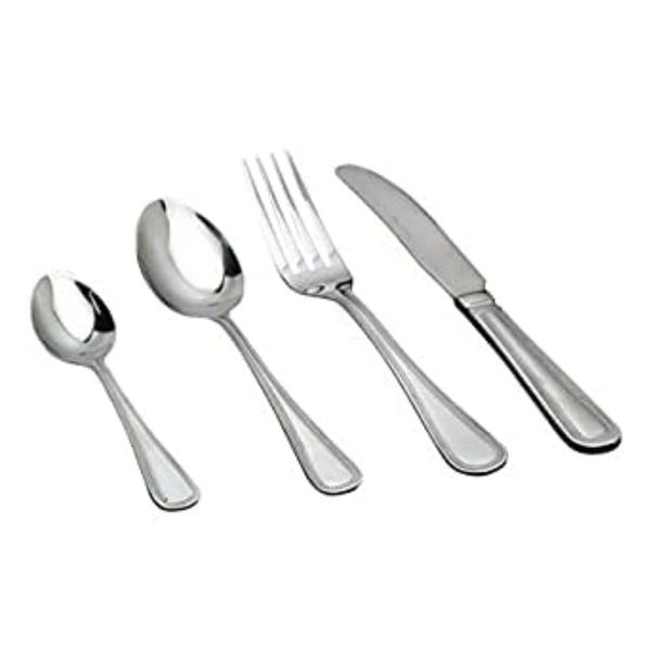 Genware NEV-DK-BD Knife, Dessert Bead Pattern (Pack of 12)