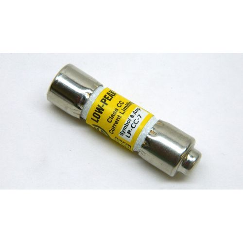 Eaton Bussmann LP-CC-7 Class CC Fuse, Time-delay Dual-Element Current Limiting, 7A, Rejection, Interrupting Rating 20 kA at 150 Vdc, 200 kA at 600 Vac