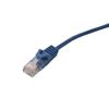 Quest Cat5E Cable, Snagless Molded Boot, Eia568B, Blue, 10Ft