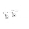 FlexiStore Knotted Pearl Necklace – Pearl Bracelet – Pearl Earrings – Set White, Pearl, Pearl