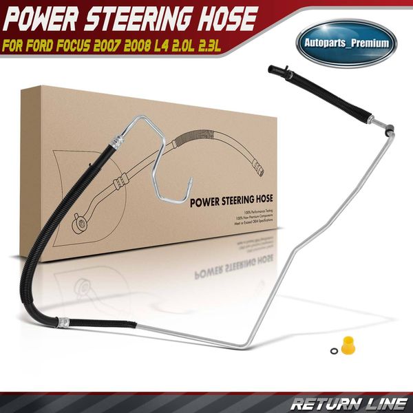 Power Steering Return Line Hose Assembly for Ford Focus 2007 2008 L4 2.0L 2.3L