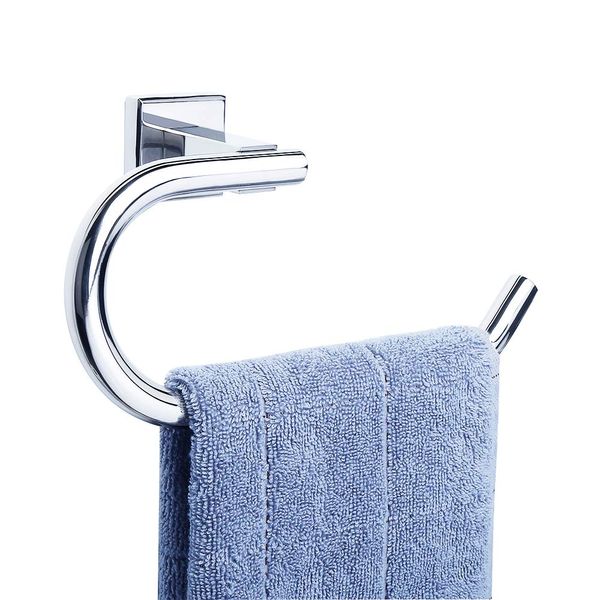 Sayayo Towel Ring Hand Towel Holder Wall Mounted, Towel Rail for Bathroom Kitchen, Toilet Paper Holder, SUS-304 Stainless Steel Polished Finished, EGK5010