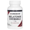 Kirkman Labs Melatonin Chewable Tablets 3 mg 150 Tablets Casein-Free, Egg-Free,