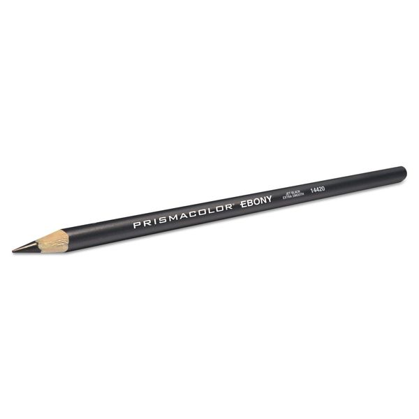 Design EBONY Sketching Pencil, Black Matte Barrel, Dozen