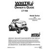 White LT-165 Hydrostatic Lawn Tractor Manual Model 696