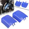 Blue Front Caliper Screen Inserts for Harley Electra Street Glide Road King CVO