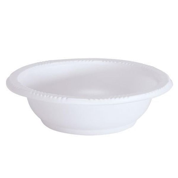 Premium Heavyweight White Plastic Bowls - 5 oz (Pack Of 100) - Elegant Disposable Dessert Bowls - Ideal For Parties, Events & Home Use