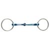 JP Korsteel Blue Steel Jointed Loose Ring Snaffle Bit, 4.5"