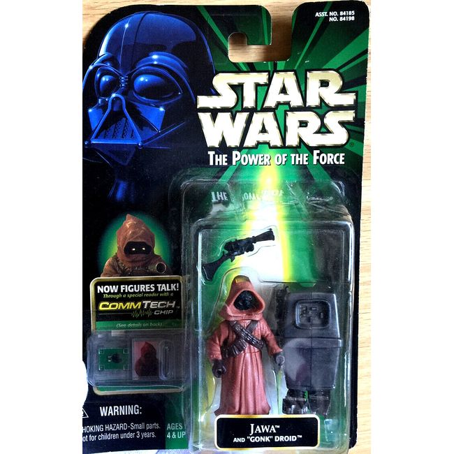 NEW STAR WARS-The Power of the Force-JAWA AND "GONK" "BROID" ( toy )