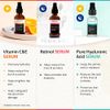 Retinol Serum for Face - Vitamin C Face Serum with Hyaluronic Acid Serum for Face, Retinol Face Anti Aging Serum, Face Serum for Women, Vitamin C Serum for Face, Brightening Serums 3x1 fl by YEOUTH