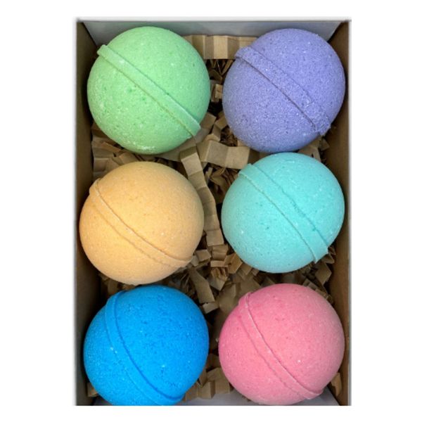 Manikür Pedikür Banyo Topu Hediye Seti 6 Adet Köpüklü Bath Bombs