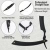 Straight Razor with Strope - Professional Straight Edge Barber Razor Premium Stainless Steel Shaver Razor with Shaving Strop for Men Home & Salon Grooming Using (NO.148)