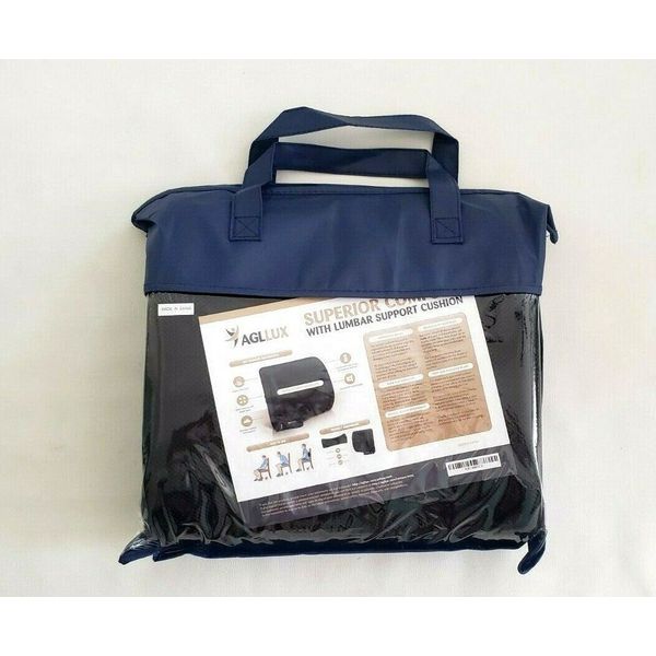 NEW AGLLUX Superior Comfort With Lumbar Support Cushion,Memory Foam, Case