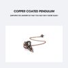 99.9% Pure Copper Dowsing Rods Kit- 2PCS 11.8 * 5.12 Inch Divining Rods+ Pendulum with Water Divining Witching, Energy Healing, Paranormal, Ghost Hunting, Gold, Yes No Questions