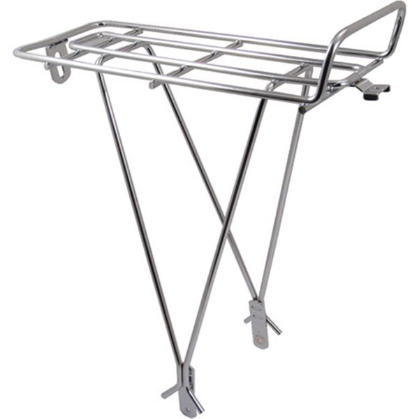 Wald Rear Bicycle Rack, Silver