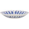Moomin Blue Flora 22 Pasta Plate Leaf