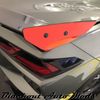 2020-2024 C8 Corvette C8R High Wing Spoiler RED Accent Vinyl Decals