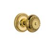 Nostalgic Warehouse Rope Rosette with Meadows Knob, Passage - 2.75", Polished Brass