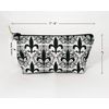 Fleur De Lis Toiletry Bag Set with Sleep Mask