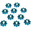 LITKO Armada Tokens | Compatible with Star Wars: Armada | Defense | Objective | Command | 10 Pack (Navigate, Fluorescent Blue)