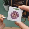 Azeeda 'Cat Emblem' Keyring Tape Measure/Spirit Level Tool (KM00018664)
