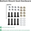 Universal  Racing Seat Base Slider Rail Brackets Bucket Dual Lock Position Kit