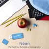 Integral 32GB Neon Blue USB 3.2 Gen 1 Flash Drive