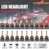 20Pcs/10Pairs H11 4SIDE LED Headlight Bulbs Super Bright Conversion Hi-Low Beam