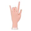 Manicure Practice Hands & Fingers Nail Hand Practice Model Flexible Movable Soft Plastic Hand for Fake Nail Art Starter Training (Brown)