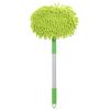 2in1 Microfiber Car Cleaning Brush Adjustable Handle Scratch Free Car Wash Brush
