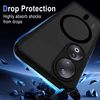 XTCASE Magnetic Cover for Honor 90, Ultra Thin Translucent Matte Back Scratch Resistant TPU Bumper Shockproof Protective Case, Black