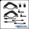Fits 2002-2005 Ford Explorer 10Pcs Front Upper Control Arms Tie Rods Ball Joints