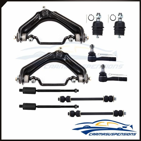 Fits 2002-2005 Ford Explorer 10Pcs Front Upper Control Arms Tie Rods Ball Joints