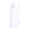 Ceceba Mens Plain White Cotton Double Rib Tank Top 2 Pack, White