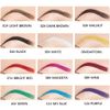 Eyebrow Cream, Waterproof Eyebrow Gel Long Lasting Brow Pomade with Brush, Natural Versatile Tinted Brow Gel Creates Natural Looking Brows for Holiday Parties Makeup (2#Dark brown)