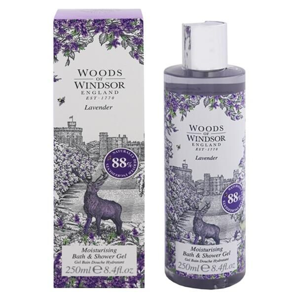 Woods of Windsor Lavender Moisturizing Bath &amp; Shower Gel 250ml LAVENDER MOISTURISING BATH &amp; SHOWER GEL WOODS OF WINDSOR