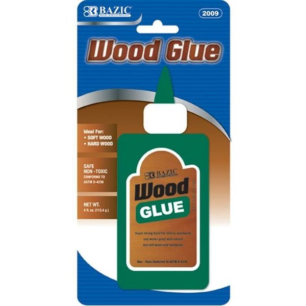 Wood Glue 4 fl oz [Soft+Hard Wood] Super Strong Bond Non-Toxic