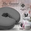 London Linens Microfiber Face Rest Cradle Covers - 4 Pieces (4, Grey)