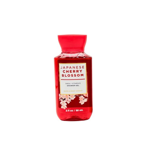 Bath & Body Works Mini Travel Size Shower Gel, 3oz Each (Japanese Cherry Blossom)