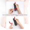 3 in 1 Heel Exfoliating Fish Eye Exfoliating Black