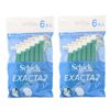Schick EXACTA2 Fixed 2-Blade Disposable Razors (6 Pack) (2)