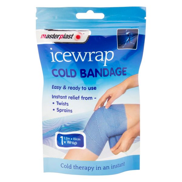 Masterplast Instant Relief Ice Wrap Cold Bandage, 3.2M X 10Cm