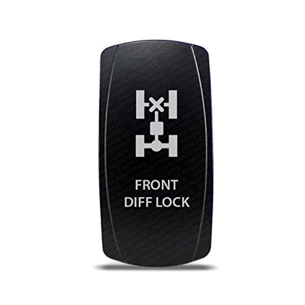 CH4x4 Rocker Switch Front Diff Lock Symbol - White LED