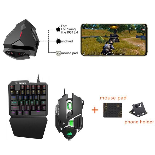 Mouse Keyboard Converter Pubg Gaming Professional Accessories