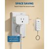 DEWENWILS Indoor Remote Control Outlet,Wireless Remote Outlets Switch, 15A/1875W