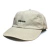 Vivian Flytrap Unisex Olives Washed Embroidered Dad Baseball Cap - Cream